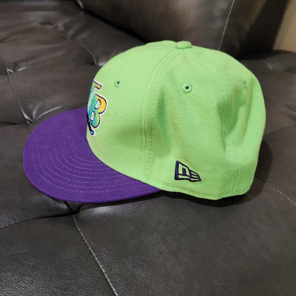 New Era Tampa Bay Ray's Fitted Size 7 3/8 - Picture 3 of 7